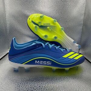 adidas F50 Messi Pro Firm Ground Soccer Football Cleats mens Blue JQ7953